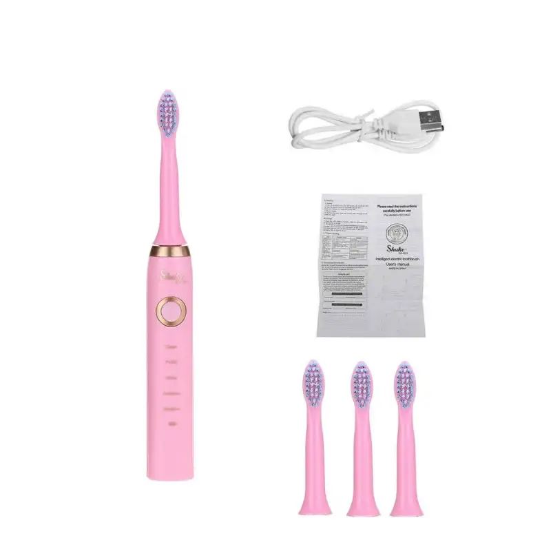 Periuta de dinti electrica Shuke cu 3 capete incluse, cu
