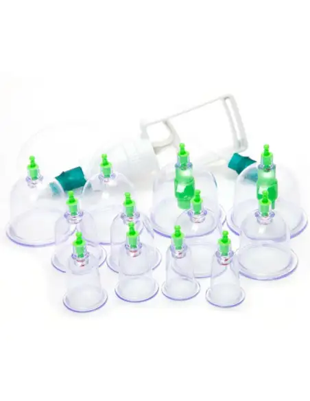 Set de 12 ventuze medicinale terapeutice red-mag.ro