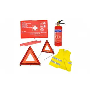 Kit siguranta auto certirficat RAR - trusa medicala, 2