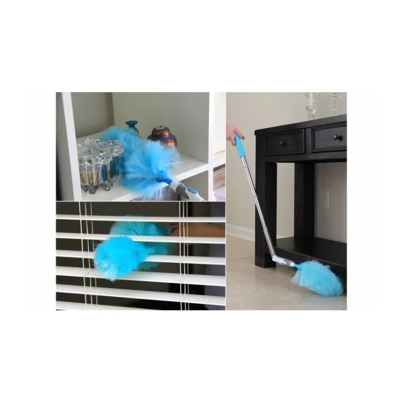 Spin duster - peria rotativa 360 cu peri tratati antistatic si