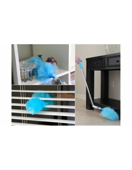 Spin duster - peria rotativa 360 cu peri tratati antistatic si