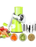 Razatoare manuala pentru legume Tabletop Drum Grater, 3 lame