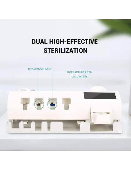 Dozator pentru pasta de dinti cu alimentare solara si