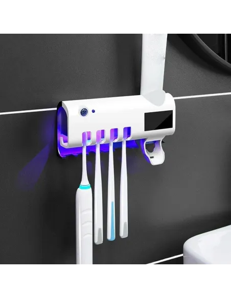 Dozator pentru pasta de dinti cu alimentare solara si