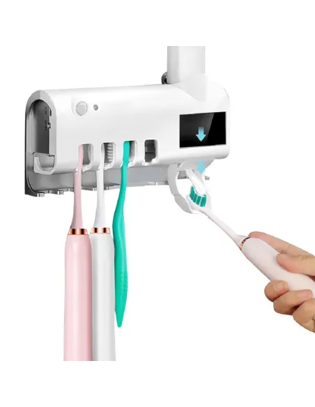 Dozator pentru pasta de dinti cu alimentare solara si