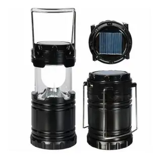 Lampa solara reincarcabila tip felinar cu functie de baterie