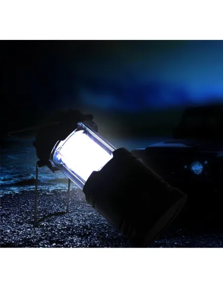 Lampa solara reincarcabila tip felinar cu functie de baterie