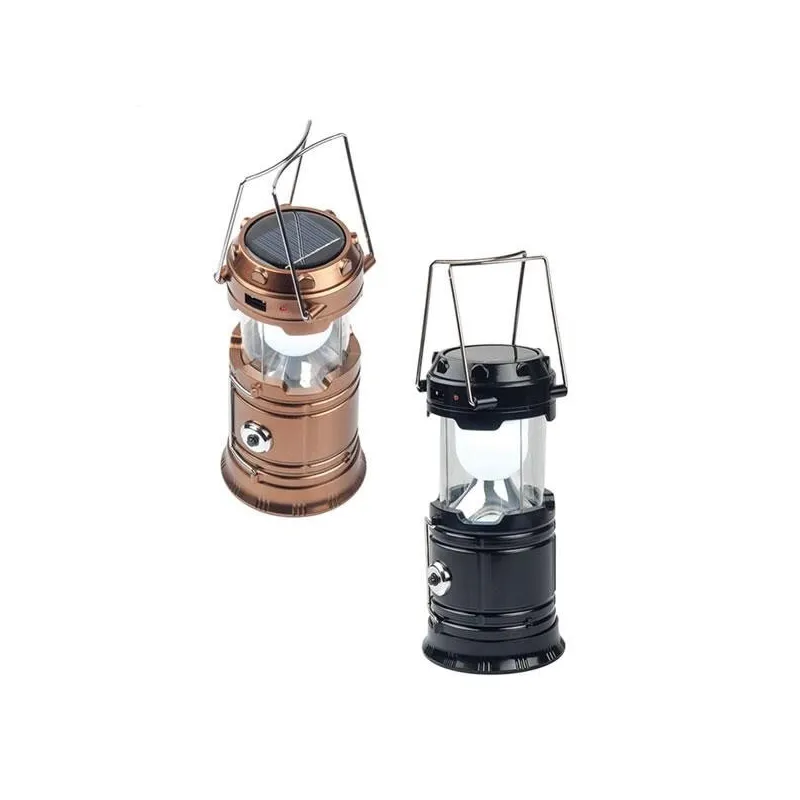 Lampa solara reincarcabila tip felinar cu functie de baterie