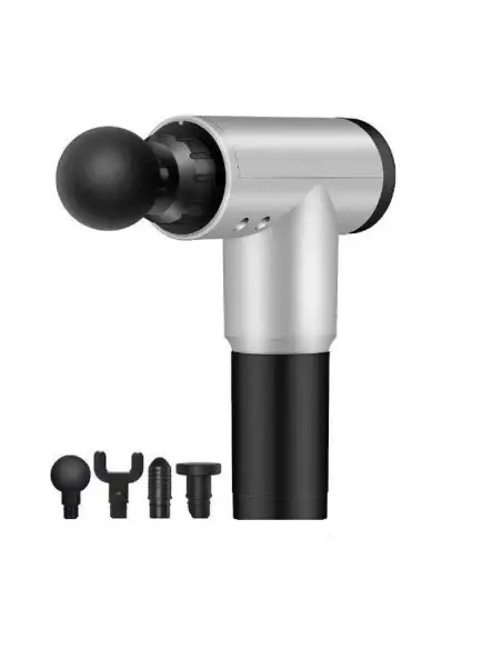 Aparat de masaj cu acumulator, 4 capete interschimbabile