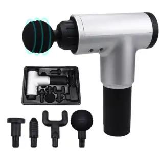 Aparat de masaj cu acumulator, 4 capete interschimbabile