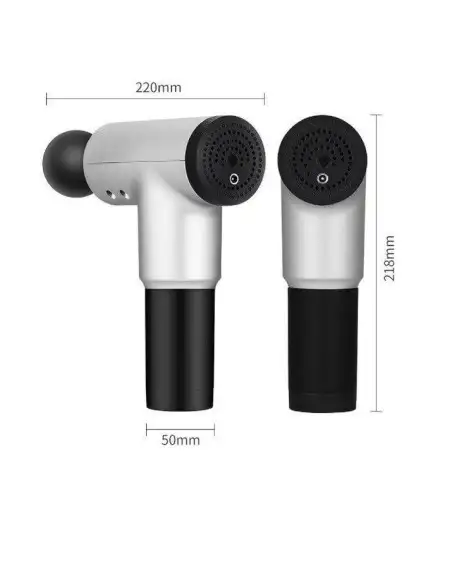 Aparat de masaj cu acumulator, 4 capete interschimbabile