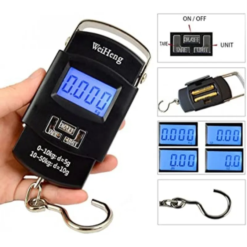 Cantar electronic portabil dubla precizie 50 kg red-mag.ro