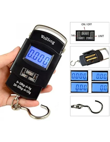 Cantar electronic portabil dubla precizie 50 kg red-mag.ro