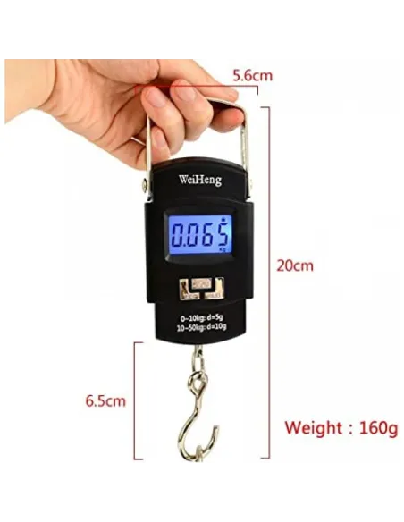 Cantar electronic portabil dubla precizie 50 kg red-mag.ro