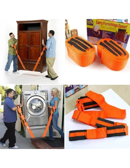 Set 2 curele pentru mutat mobilierul red-mag.ro