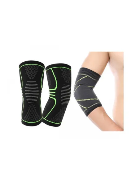 Set Genunchiera neopren + Cotiera elastica red-mag.ro