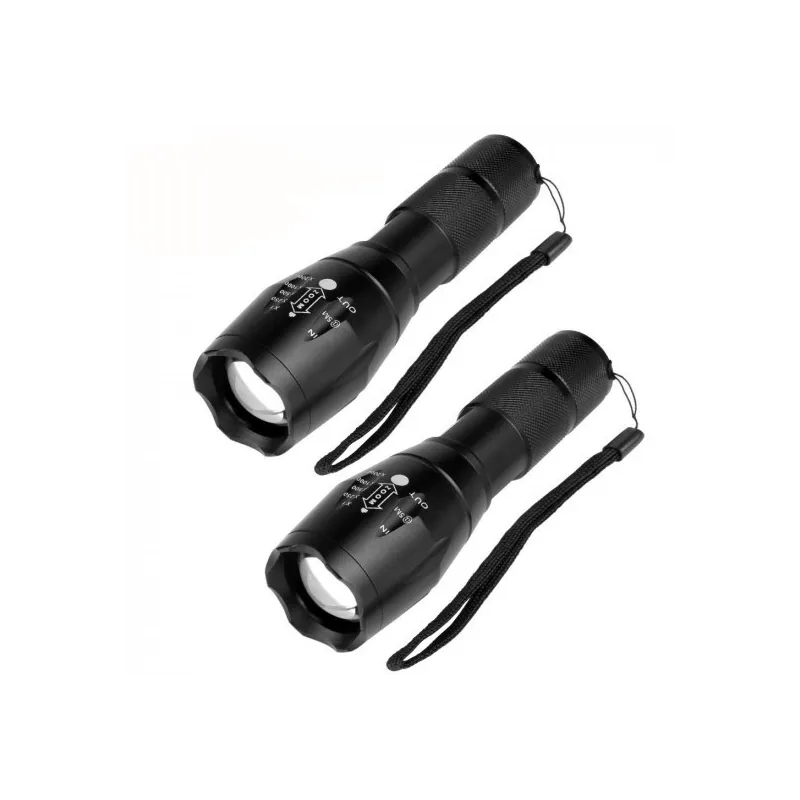 Set 2 lanterne tactice Tac Light, Super LED, subacvatice