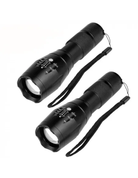 Set 2 lanterne tactice Tac Light, Super LED, subacvatice