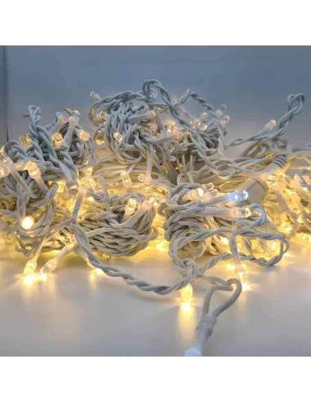 Instalatie pentru exterior 3x1m alb cald cu flash, 240