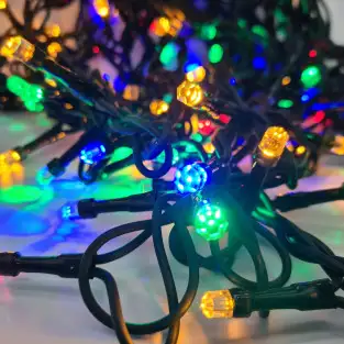 Instalatie exterior 5,5m franjuri ingali,120 led-uri