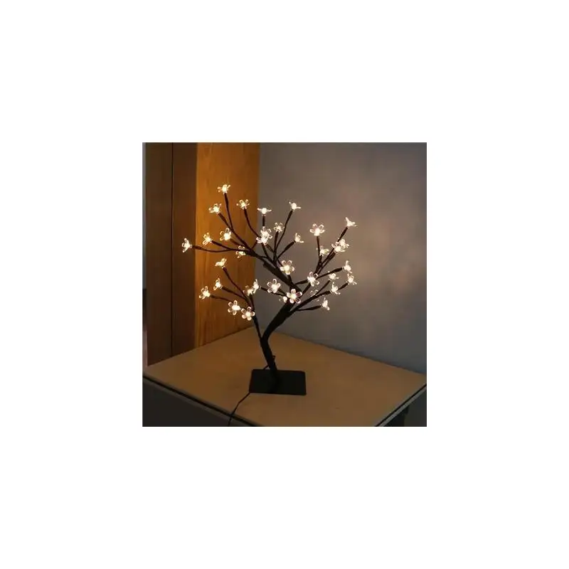 Lampa birou 36 LED Cherry, Blossom Bonsai, lumina calda