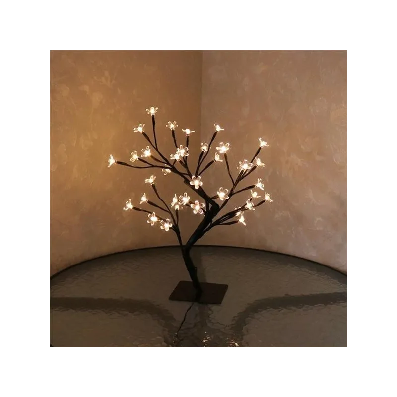 Lampa birou 36 LED Cherry, Blossom Bonsai, lumina calda