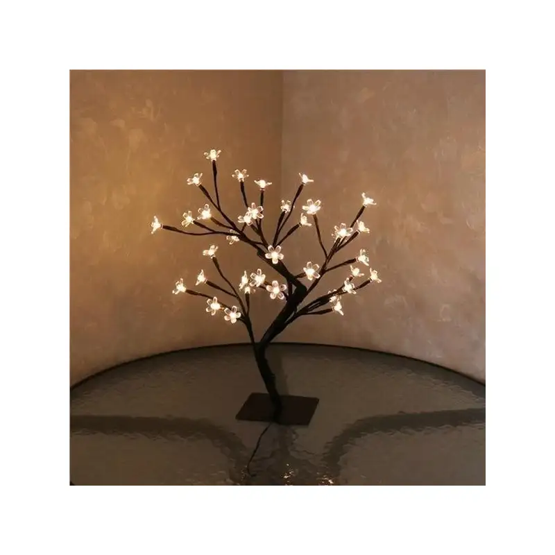 Lampa birou 36 LED Cherry, Blossom Bonsai, lumina calda