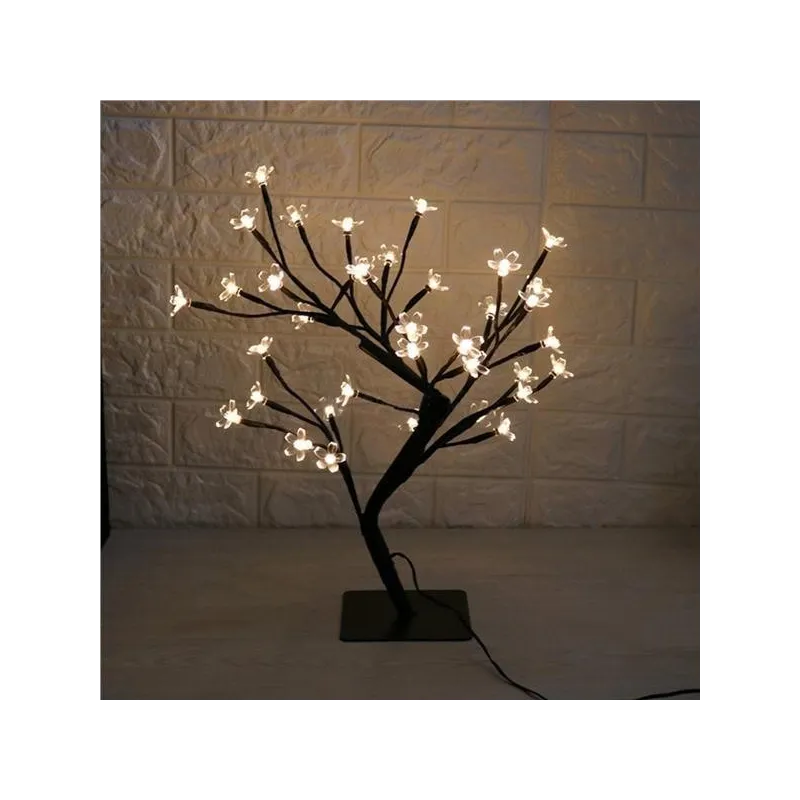 Lampa birou 36 LED Cherry, Blossom Bonsai, lumina calda