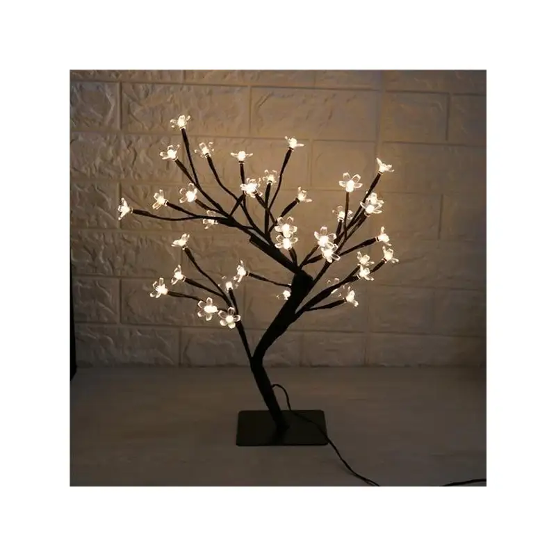 Lampa birou 36 LED Cherry, Blossom Bonsai, lumina calda