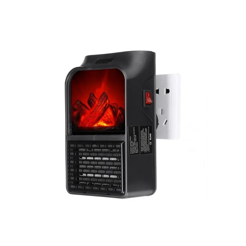 Aeroterma portabila Flame Heater Semineu, 500 W, 2 niveluri