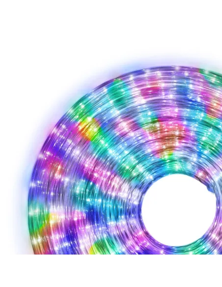 Instalatie tip furtun luminos cu led, 10m, diverse culori
