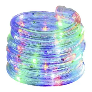 Instalatie tip furtun luminos cu led, 10m, diverse culori