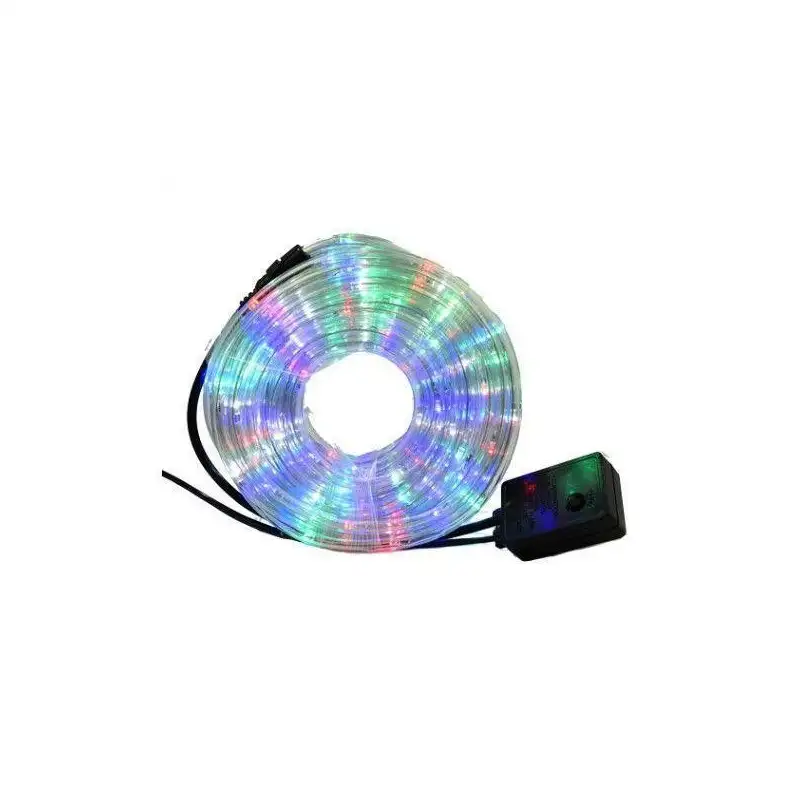 Instalatie tip furtun luminos cu led, 10m, diverse culori