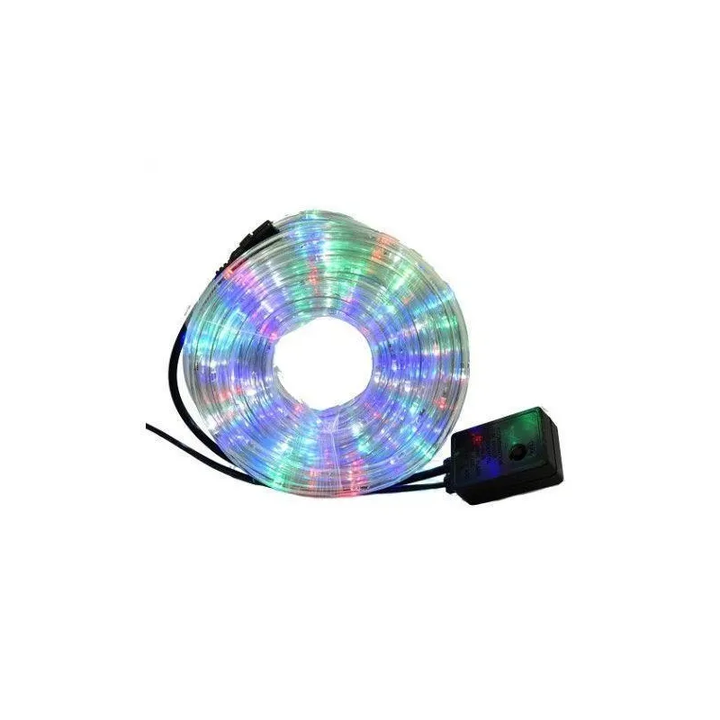 Instalatie tip furtun luminos cu led, 10m, diverse culori