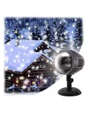 Proiector Laser Snow Flower, imita fulgii de zapada red-mag.ro