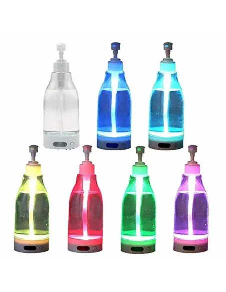 Dozator de sapun cu lumina LED, 400 ml, senor de miscare