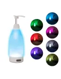 Dozator de sapun cu lumina LED, 400 ml, senor de miscare