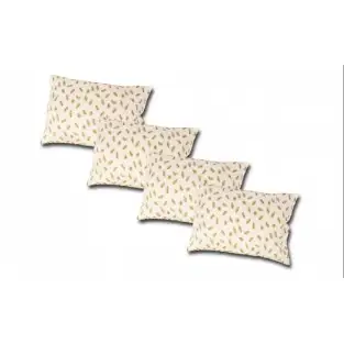 Set de patru perne cu umplutura de puf gasca 100% si fata din