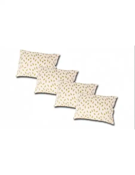 Set de patru perne cu umplutura de puf gasca 100% si fata din