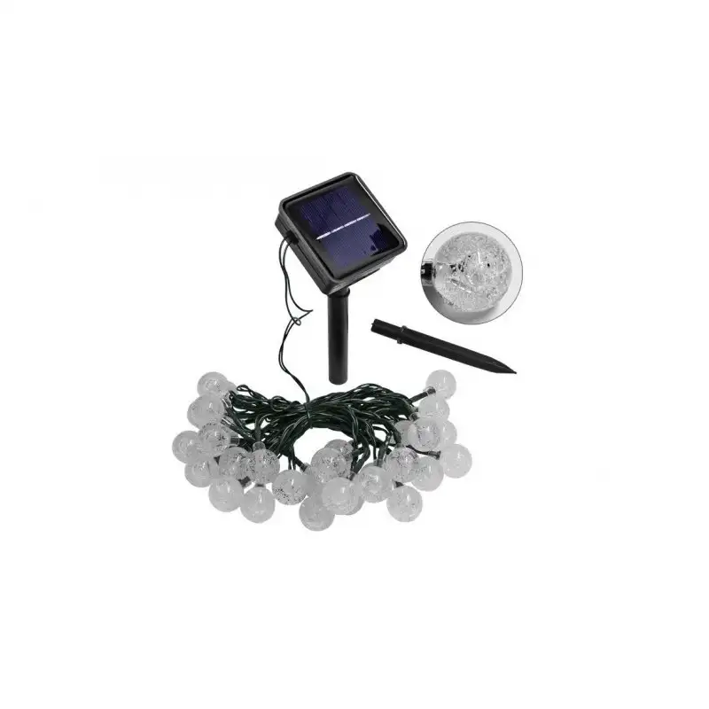 Instalatie Solara de exterior, cu 30 beculete LED, lumina