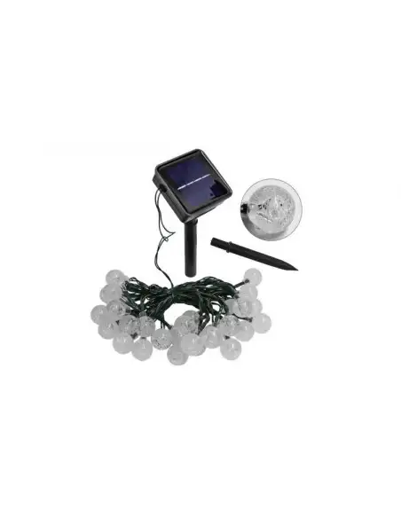 Instalatie Solara de exterior, cu 30 beculete LED, lumina