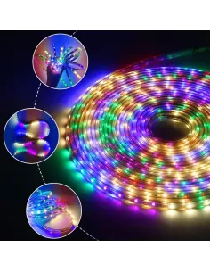 Furtun LED tip banda, SMD, exterior, flexibil,10m, multicolor