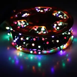 Instalatie de Craciun, led-uri model Q8, rola 50m, diverse