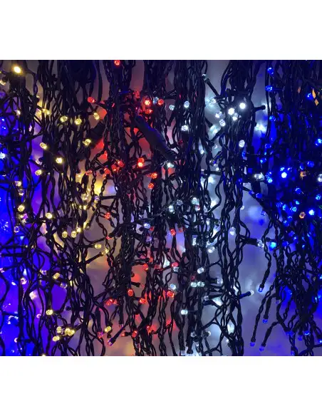 Instalatie exterior 5,5m franjuri ingali,120 led-uri