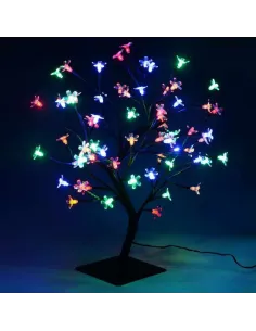 Copacel de Craciun, 36 LED Cherry, Blossom Bonsai, multicolor