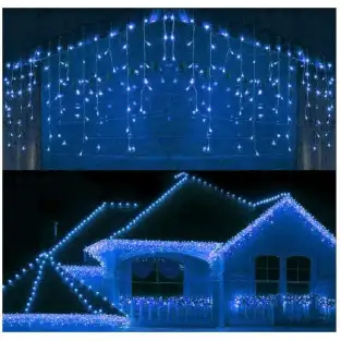 Instalatie 8 metri, ALBASTRU, 200 LED-uri tip turturi