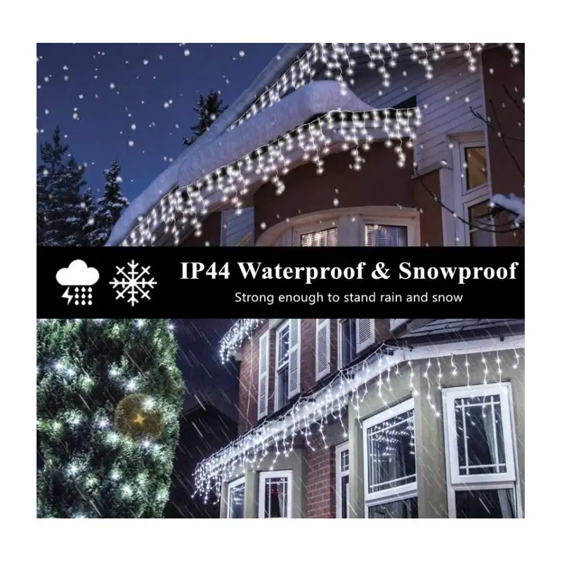 Instalatie 8 metri, ALBASTRU, 200 LED-uri tip turturi