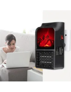 Aeroterma portabila Flame Heater cu telecomanda si Display 2