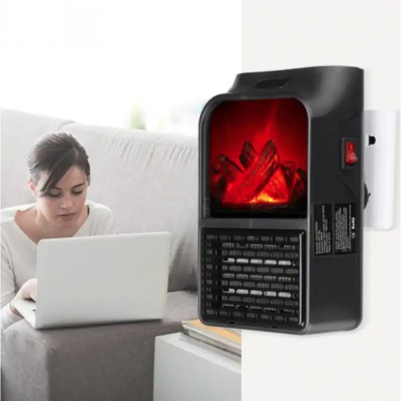 Aeroterma portabila Flame Heater cu telecomanda si Display