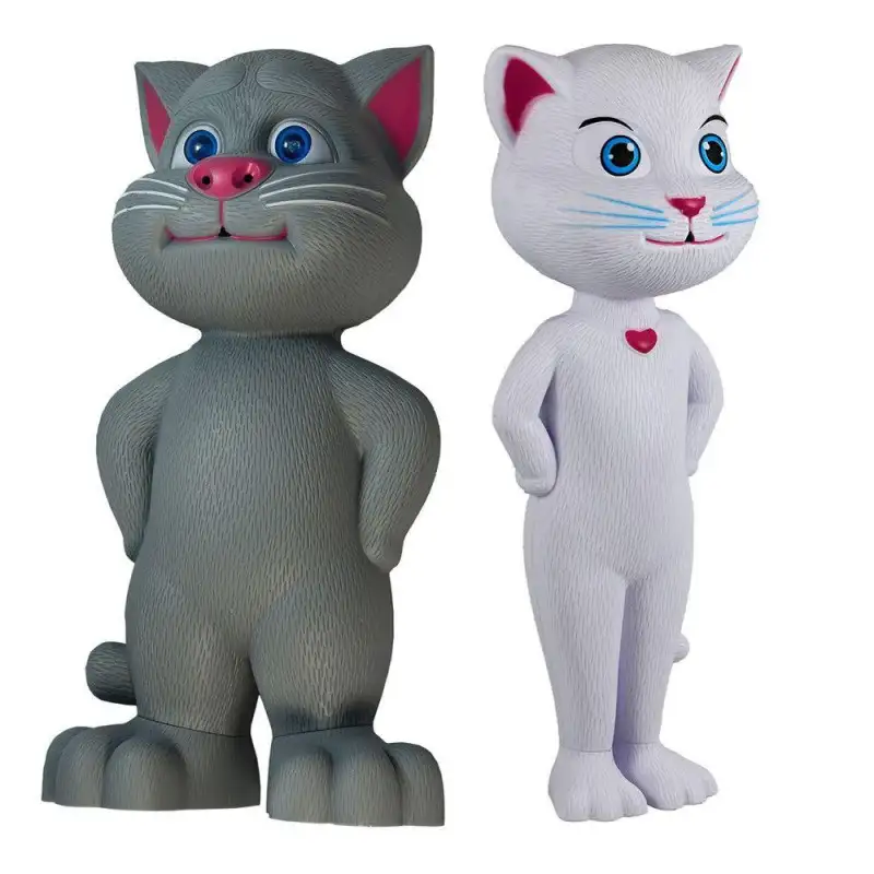 Set 2 jucarii interactive: pisicile Talking Tom + Talking